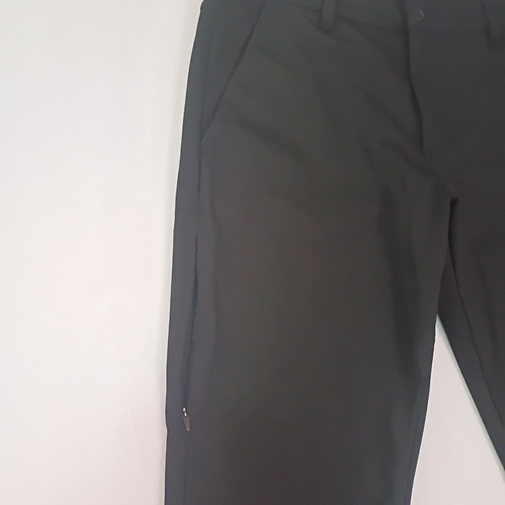 BYLT Premium Basics Everyday Pant Mens 34 Black Slim Fit Stretch Trousers - Picture 4 of 11